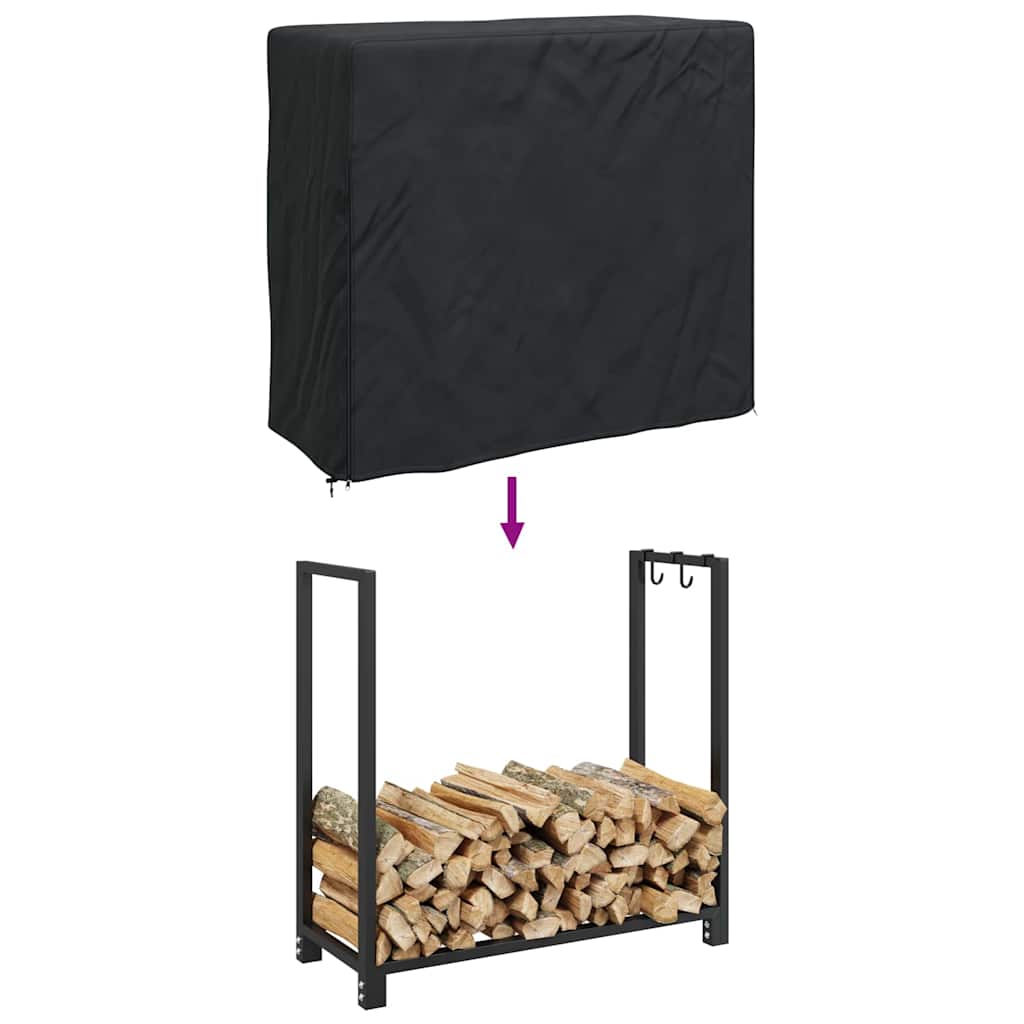 Outdoor Furniture Cover Black 122 x 61 x 106 cm 210D fabric