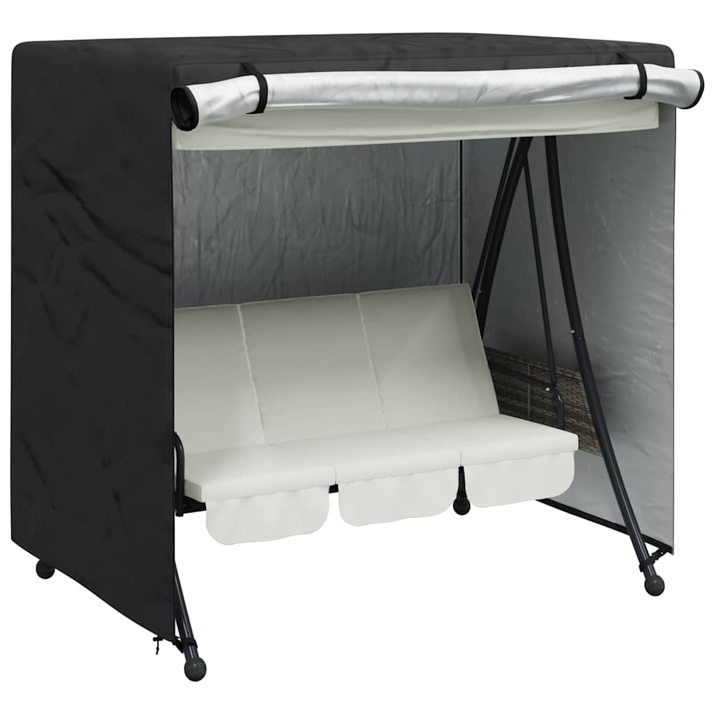 Outdoor Furniture Cover Black 175 x 125 x 160 cm 420D fabric