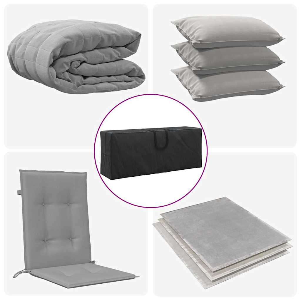 Outdoor Strorage Bag Black 125 x 32 x 50 cm 420D oxford fabric