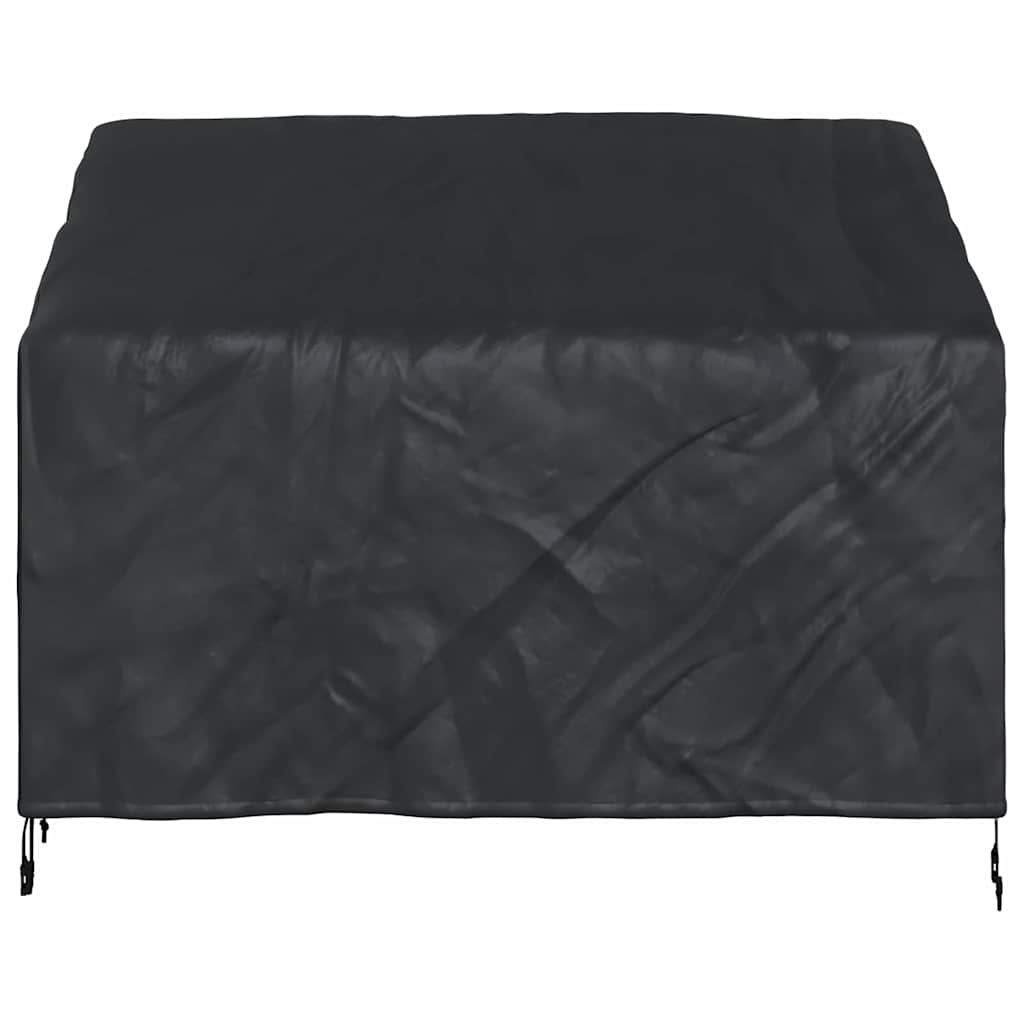 Garden Bench Cover Black 134 x 70 x 65 / 94 cm 210D fabric