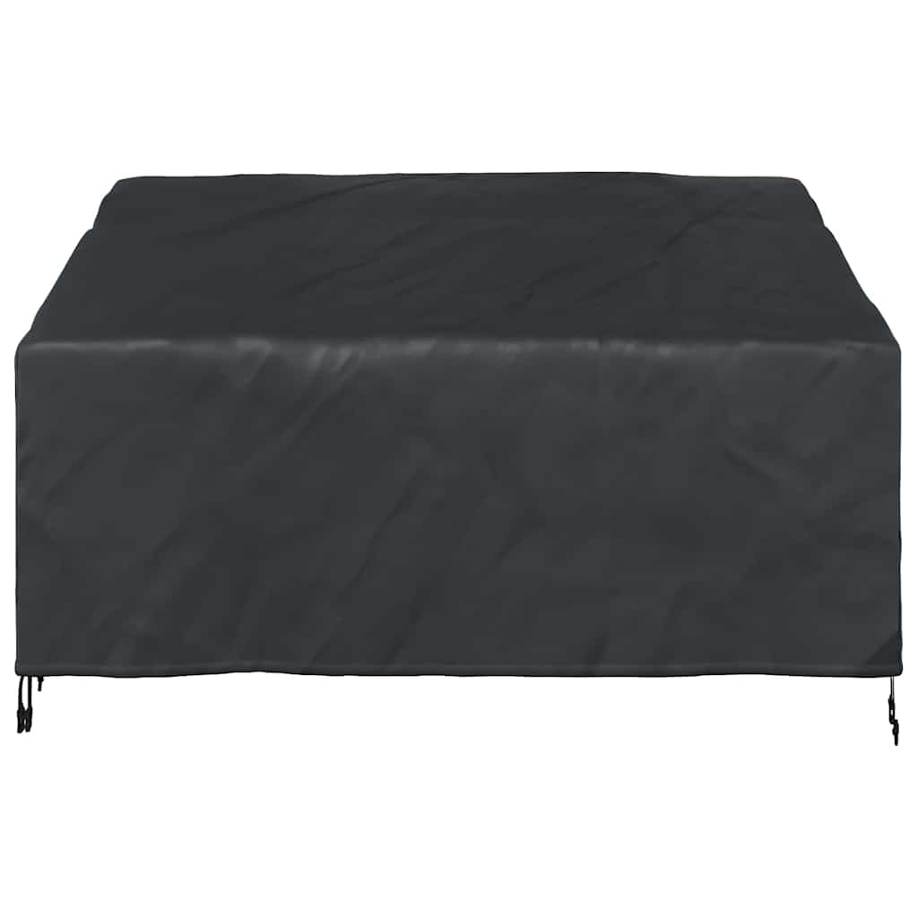 Garden Bench Cover Black 160 x 100 x 61 / 89 cm 420D fabric