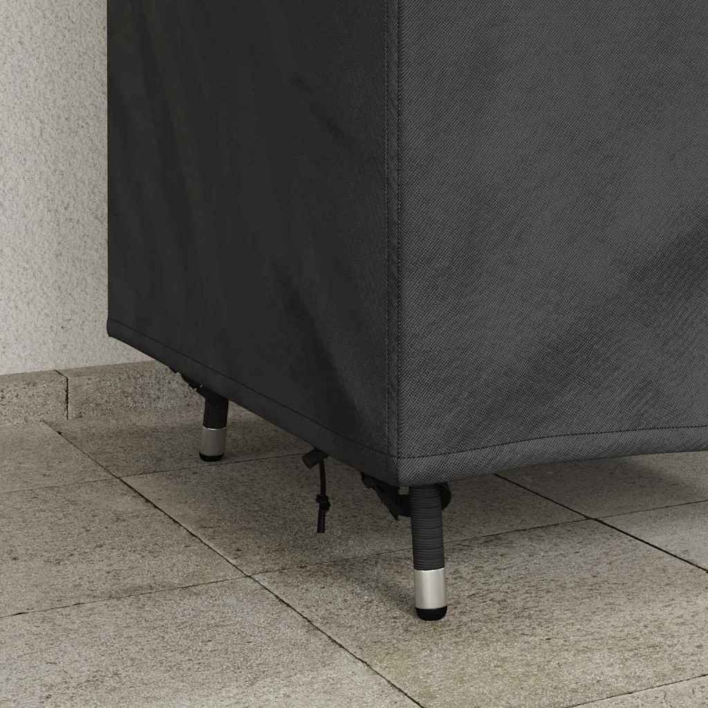 Garden Chair Cover Black 70 x 70 x 85 / 125 cm 210D fabric