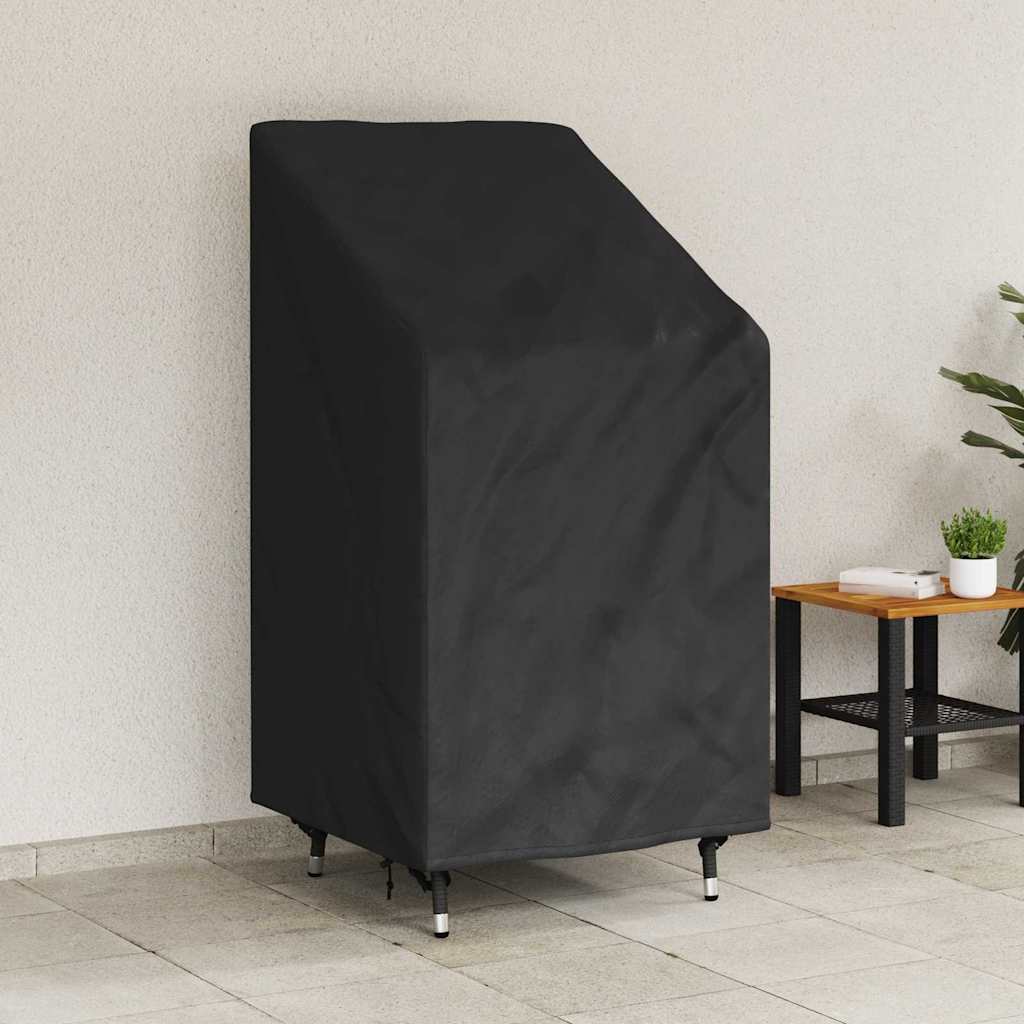 Garden Chair Cover Black 70 x 70 x 85 / 125 cm 210D fabric