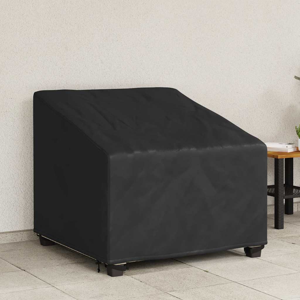 Garden Chair Cover Black 90 x 90 x 50 / 75 cm 210D fabric
