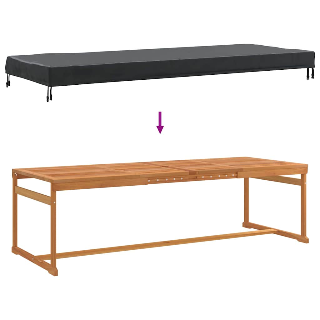 Outdoor Furniture Cover 262 x 102 x 15 cm 600D Oxford Fabric