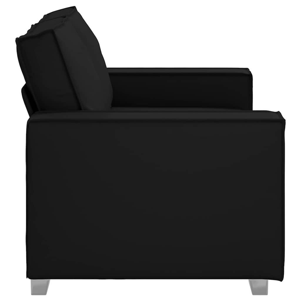 Sofa Chair Black 160 x 78 x 84 cm Artificial Leather