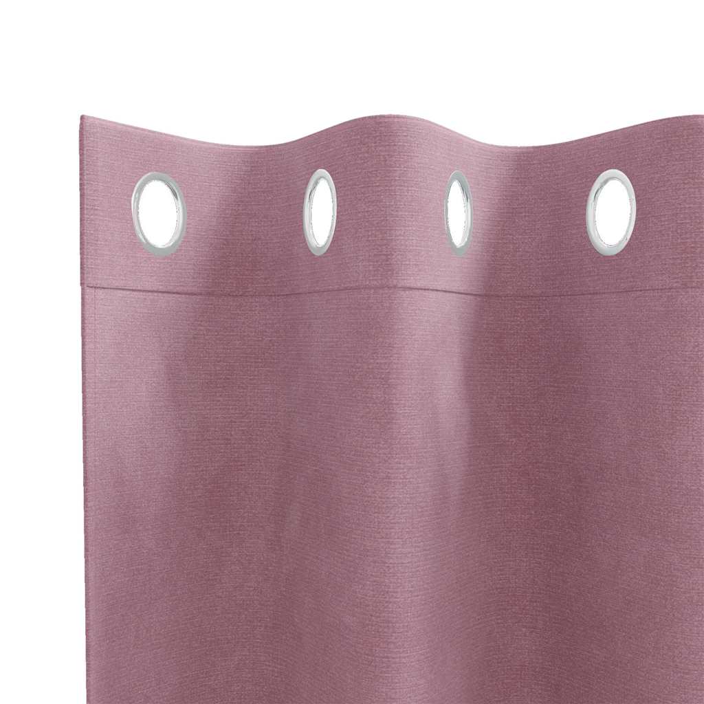 Curtains with Curtains 2 pcs Dark pink 140 x 245 cm Velvet