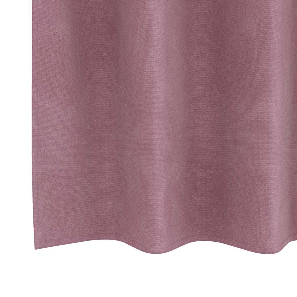 Curtains with Curtains 2 pcs Dark pink 140 x 260 cm Velvet