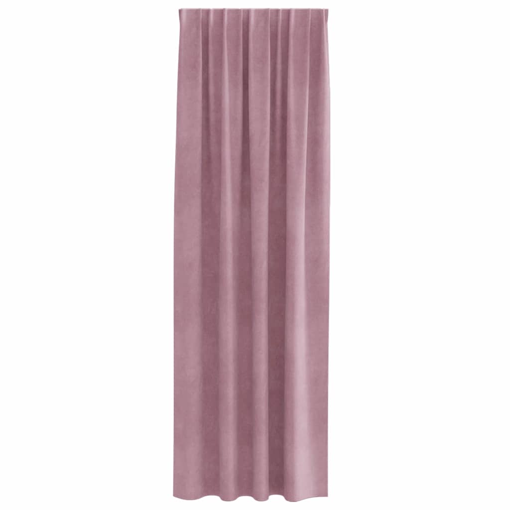 Curtains with Curtains 2 pcs Dark Pink 140 x 260 cm Velvet