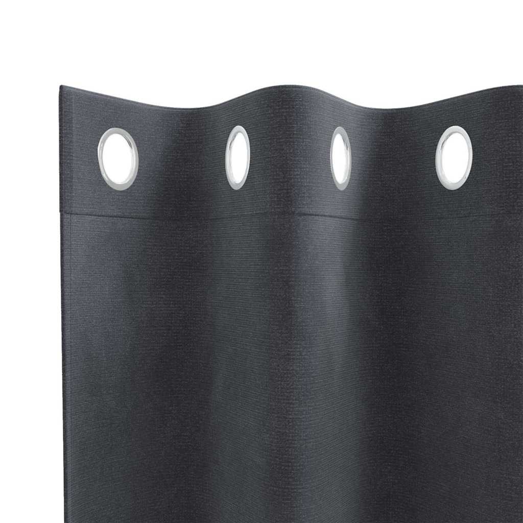Curtains with Curtains 2 pcs Light grey 140 x 140 cm Velvet