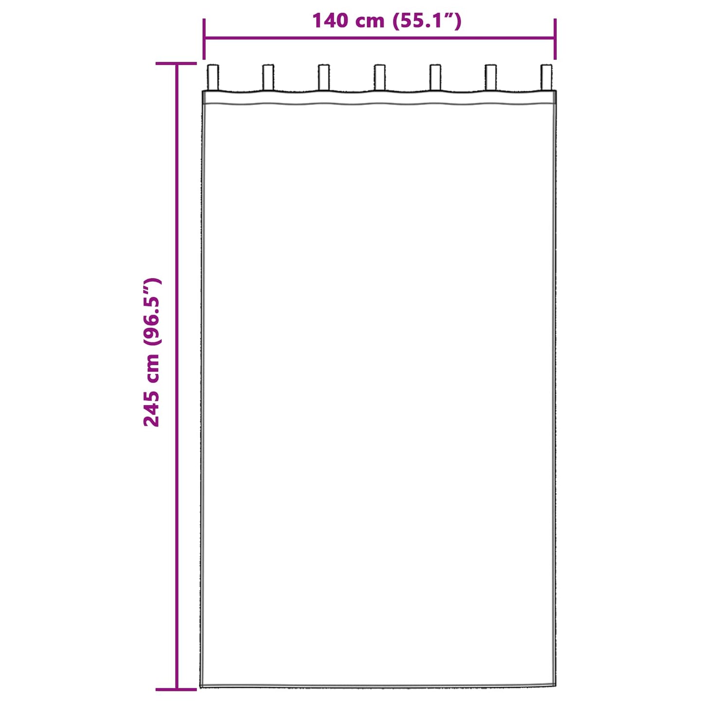 Blackout Curtains 2 pcs Light Grey 140 x 245 cm Velvet
