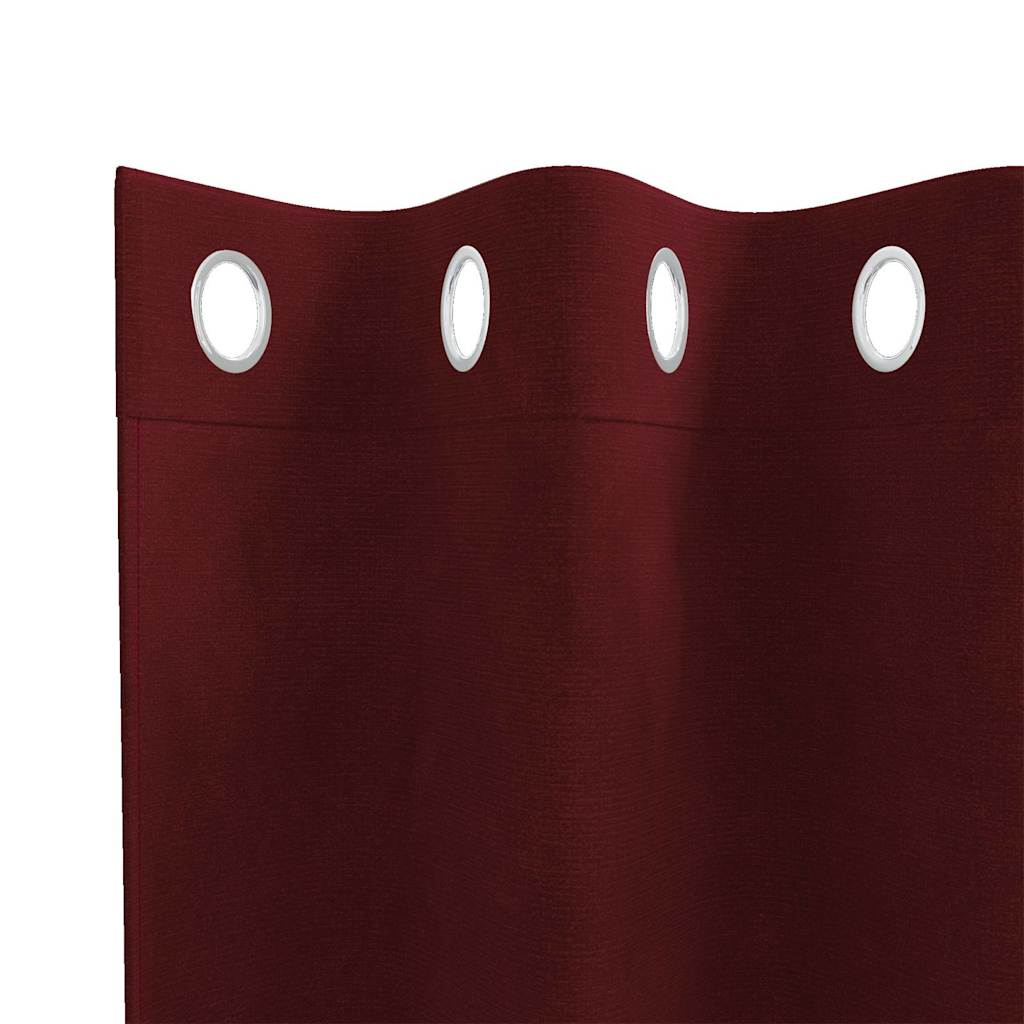 Curtains with Curtains 2 pcs Wine red 140 x 225 cm Velvet