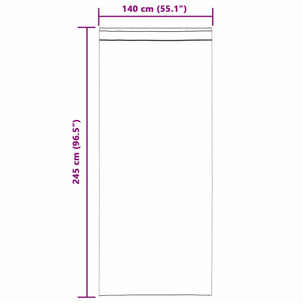 Curtains with Curtains 2 pcs Wine red 140 x 245 cm Velvet