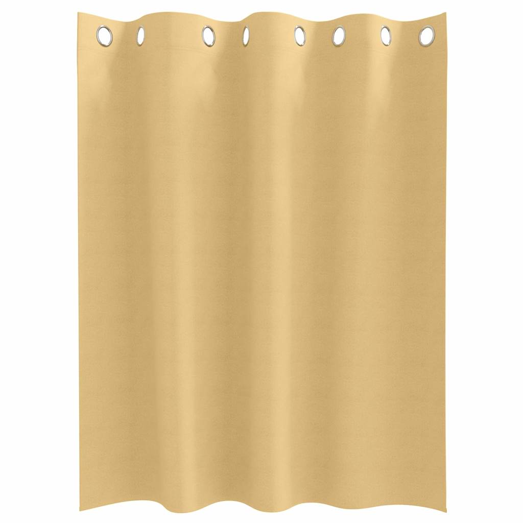 Blackout Curtains with Curtains Beige Polyester