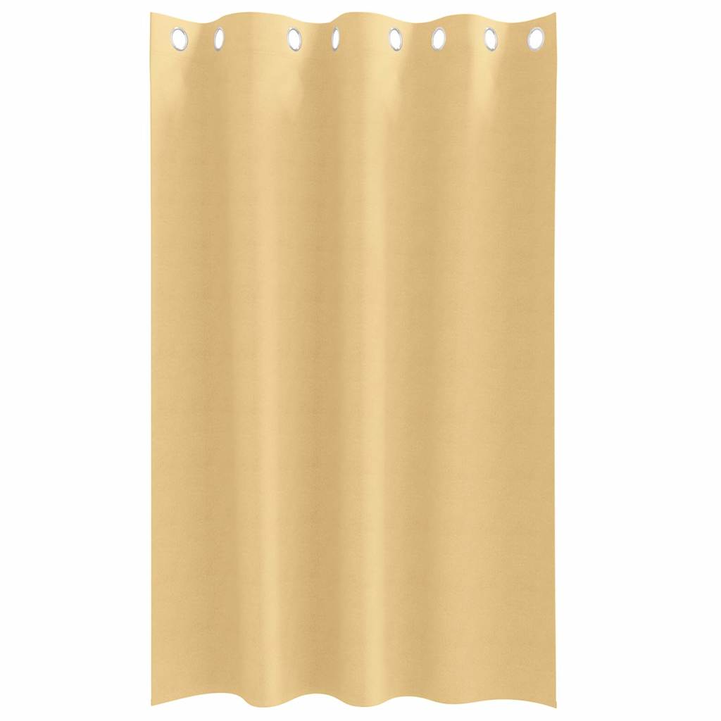 Blackout Curtains with Curtains Beige Polyester