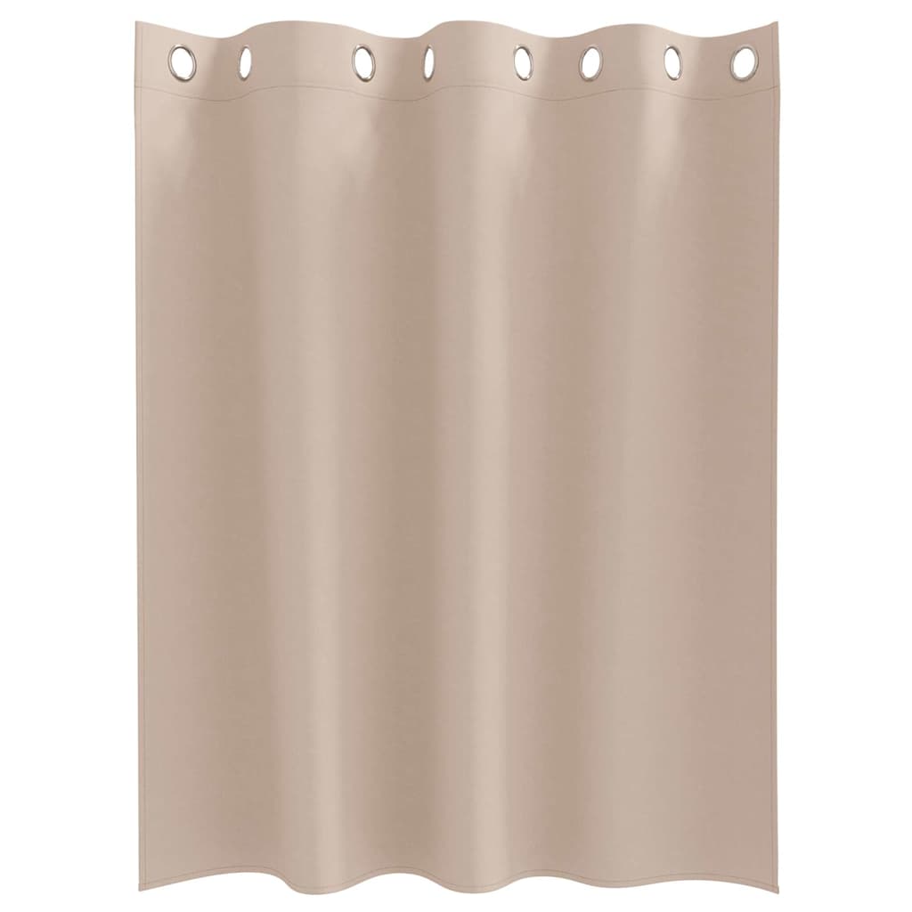 Blackout Curtains with Curtains Taupe Polyester