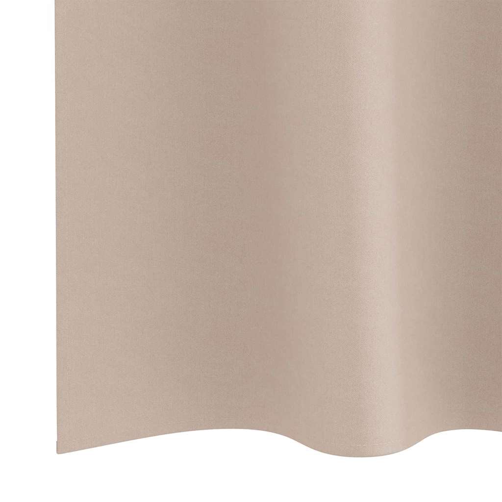 Blackout Curtains with Curtains Taupe Polyester