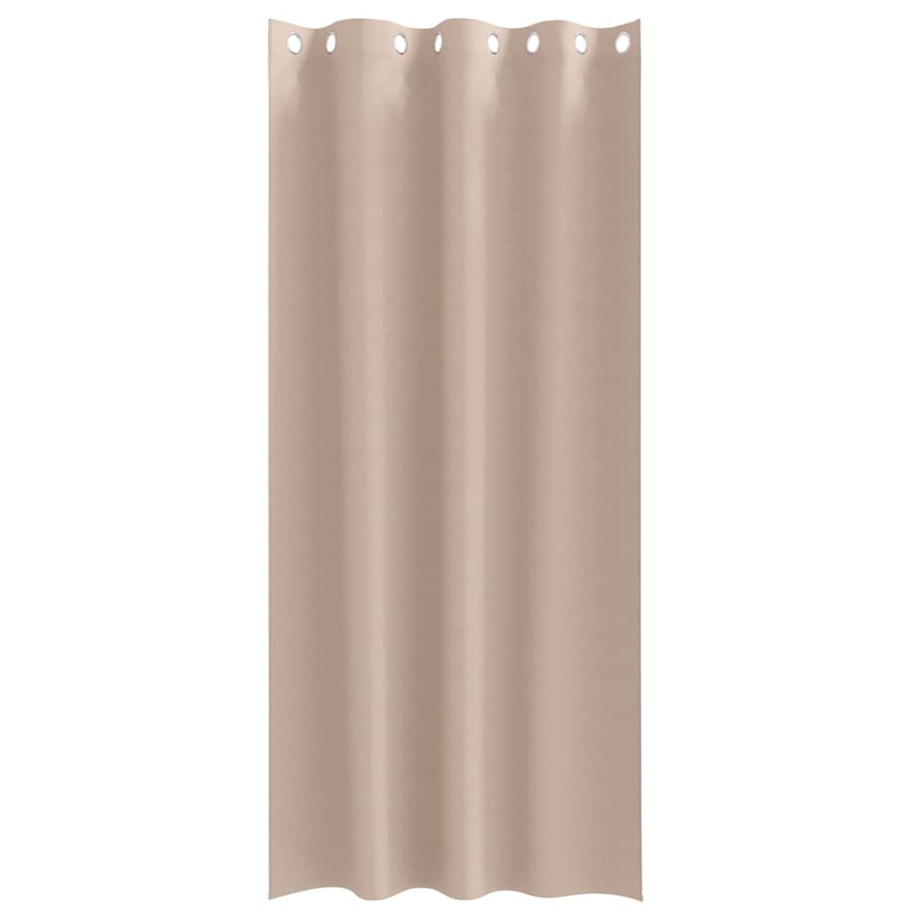 Blackout Curtains with Curtains Taupe Polyester