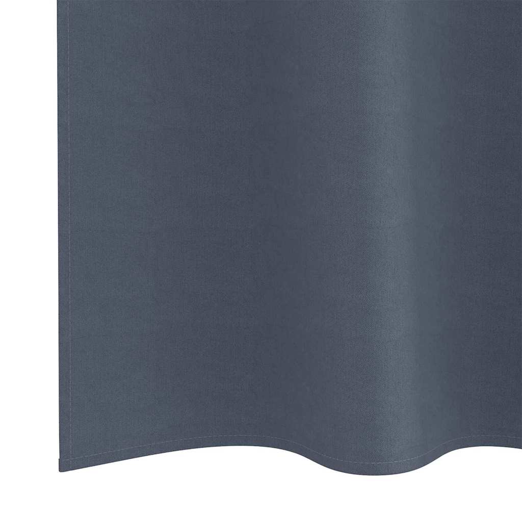 Blackout Curtains with Curtains Anthracite Polyester