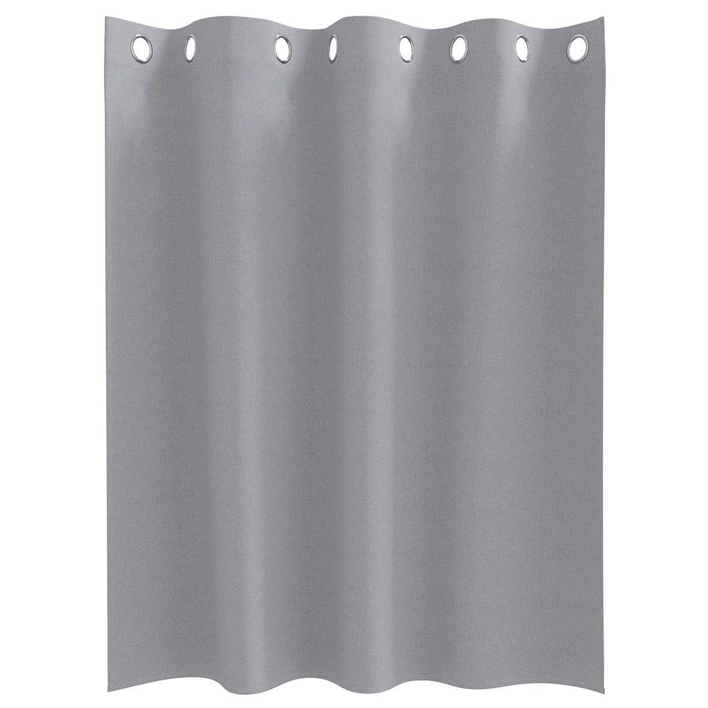 Blackout Curtains with Curtains Light Grey Polyester