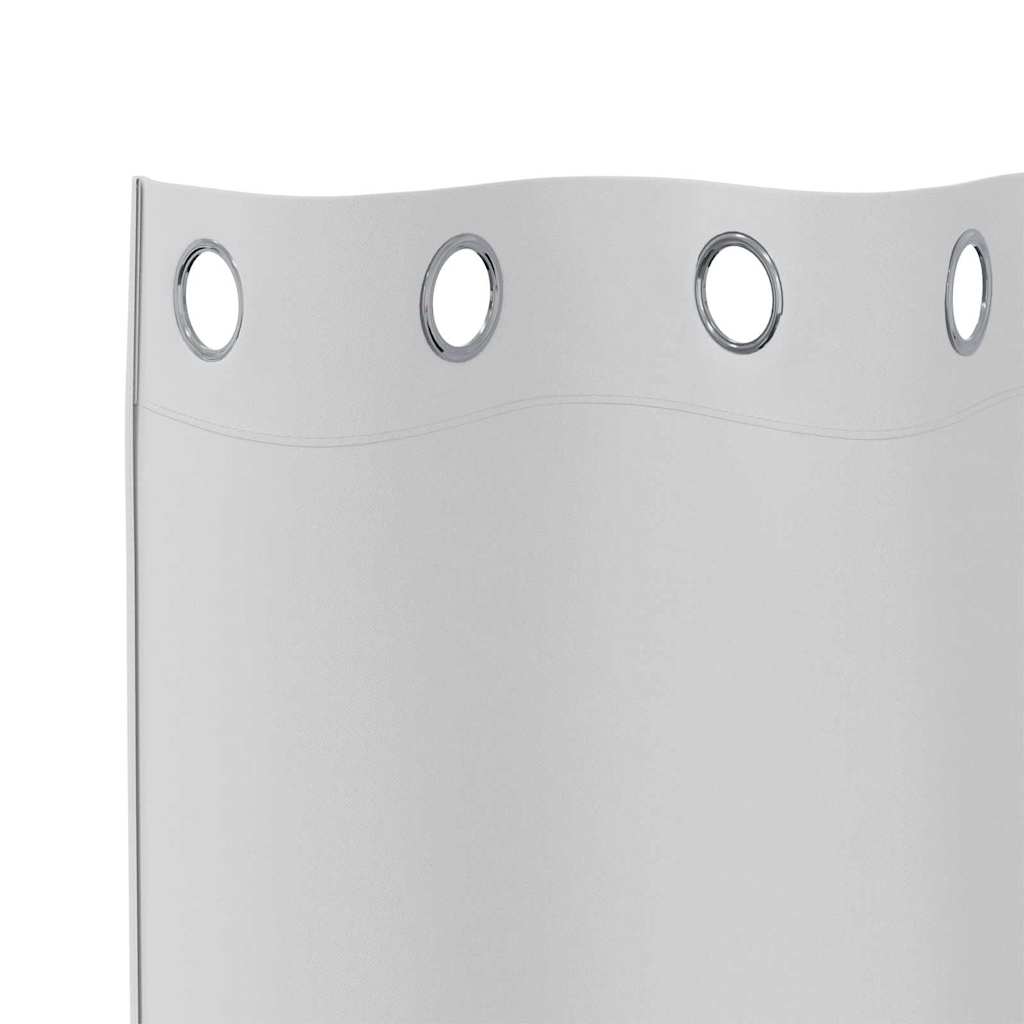 Blackout Curtains with Curtains Pale Grey Polyester