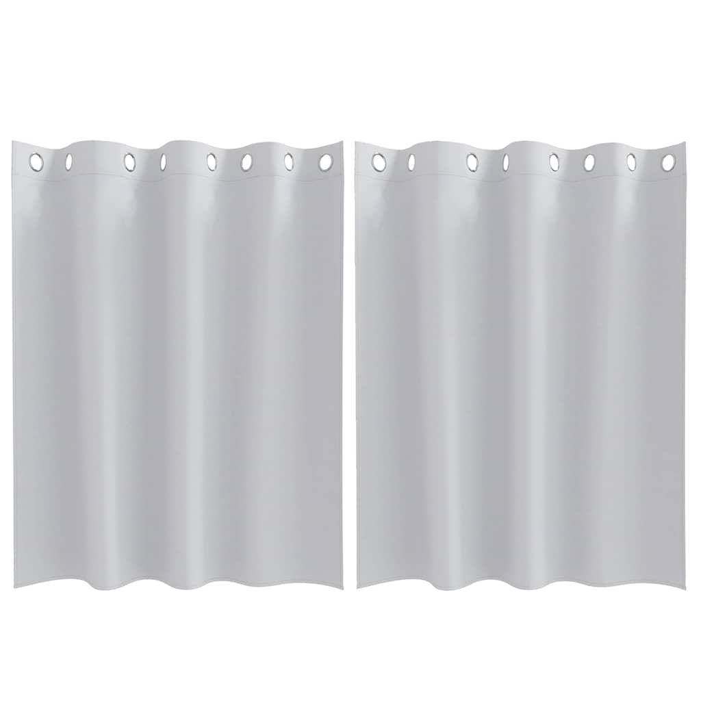 Blackout Curtains with Curtains Pale Grey Polyester