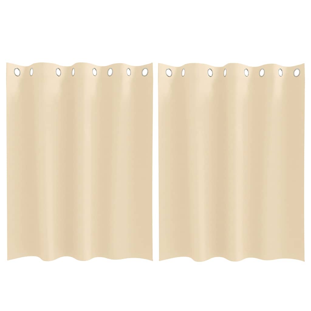 Blackout Curtains with Curtains Cream Polyester