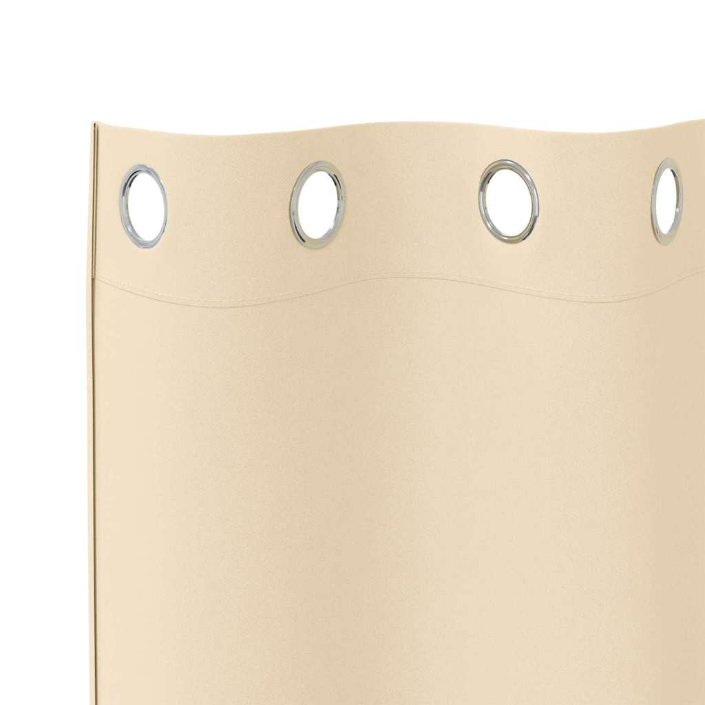 Blackout Curtains with Curtains Cream Polyester