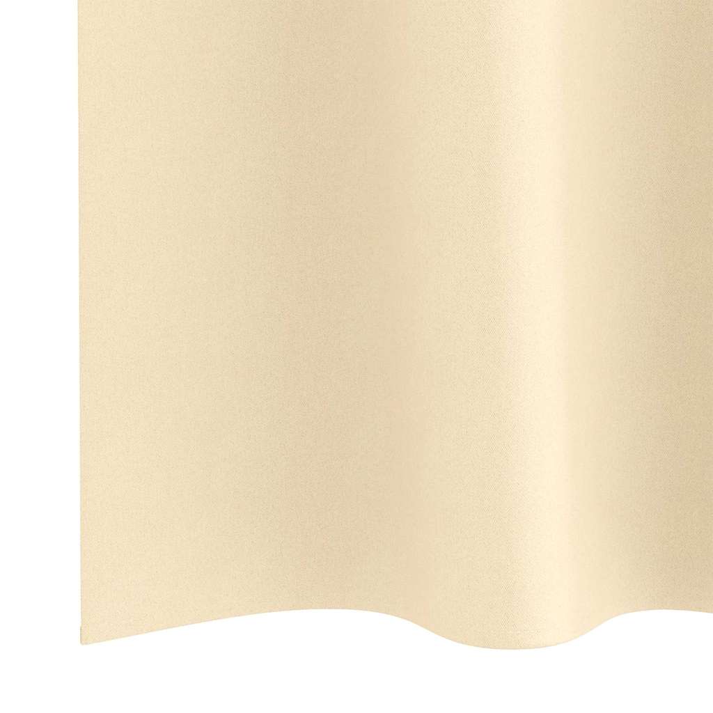 Blackout Curtains with Curtains Cream Polyester