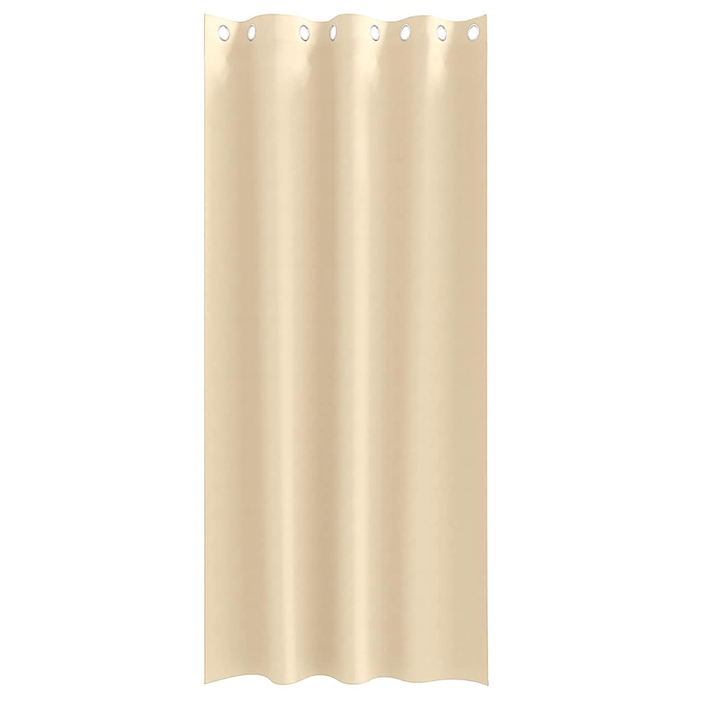 Blackout Curtains with Curtains Cream Polyester