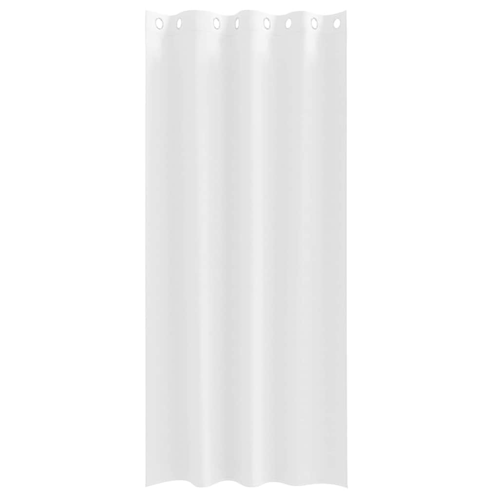 Blackout Curtains with Curtains Pure White Polyester