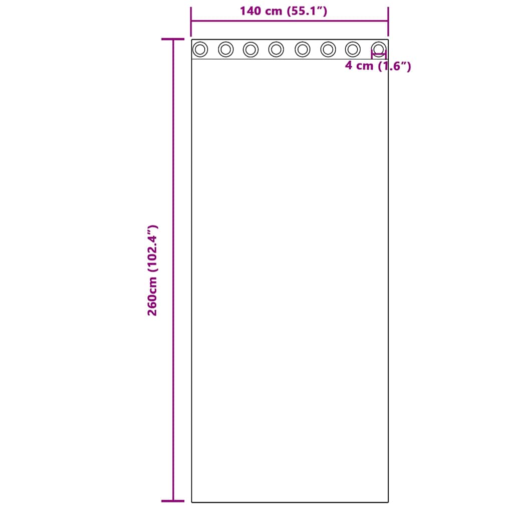 Blackout Curtains with Curtains Pure White Polyester