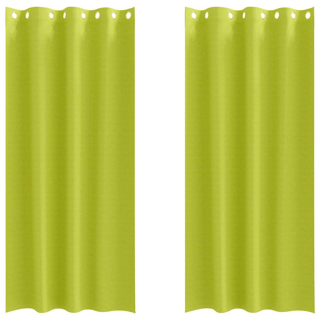 Blackout Curtains with Curtains Green Polyester