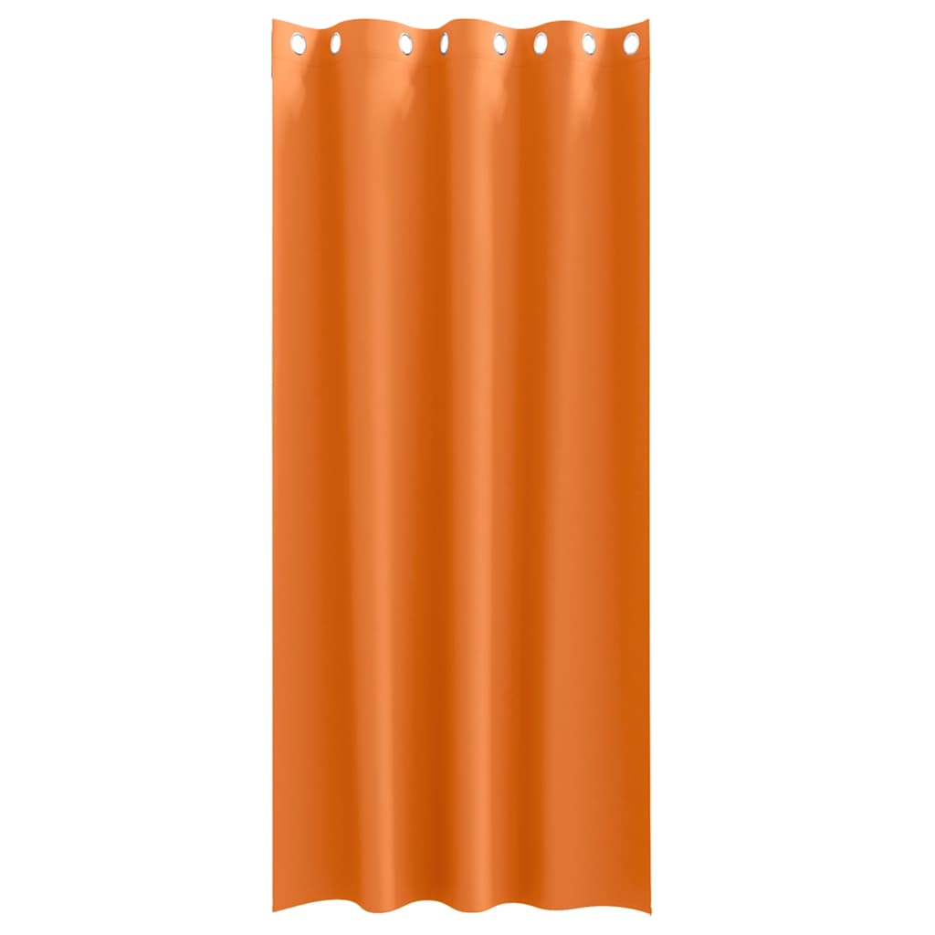 Blackout Curtains with Curtains Bright Orange Polyester