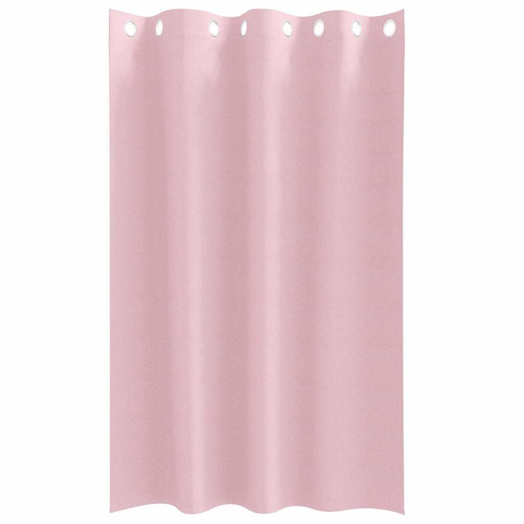 Curtains with Curtains 2 pcs Baby pink Polyester