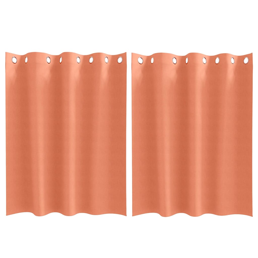 Blackout Curtains with Curtains Terracotta Polyester