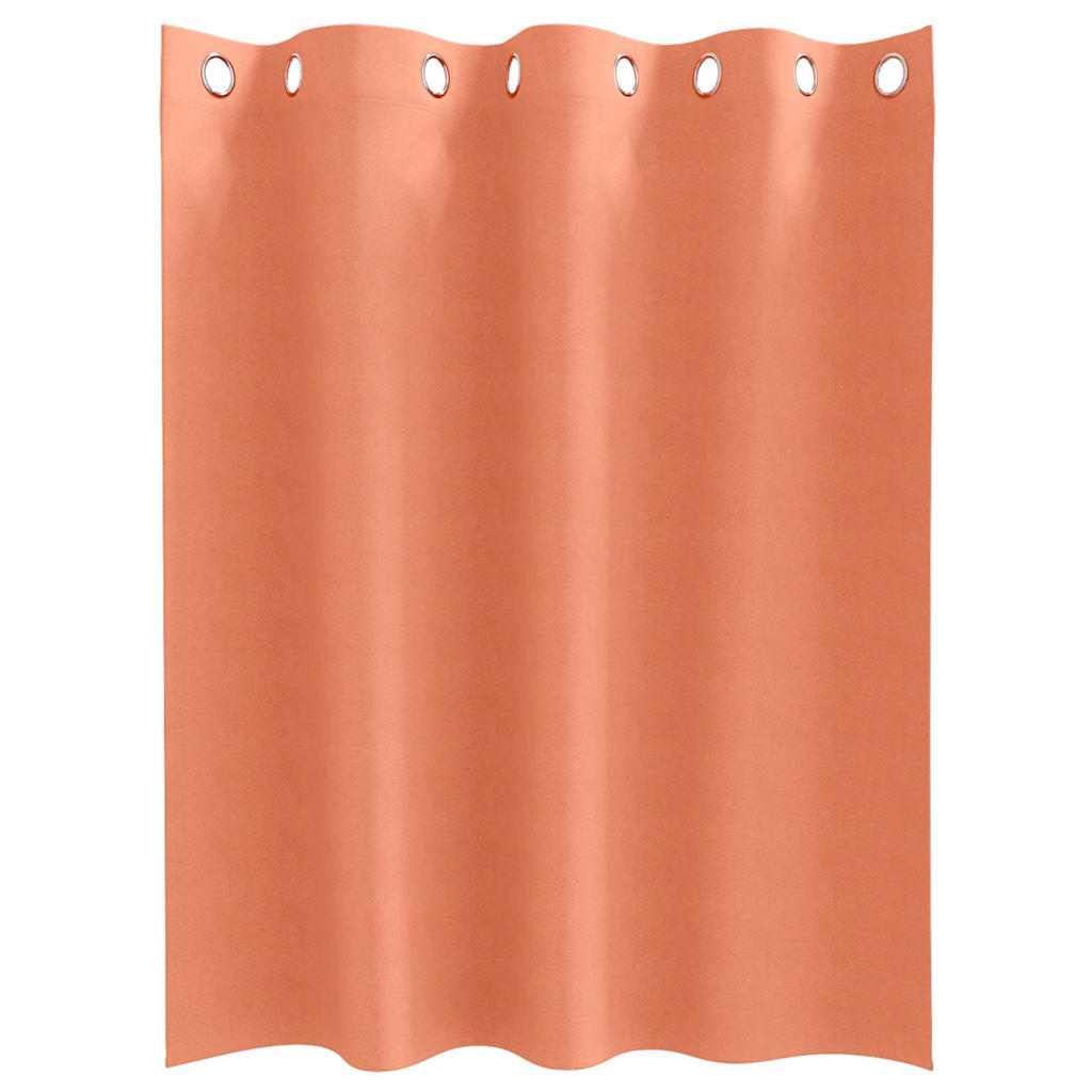 Blackout Curtains with Curtains Terracotta Polyester