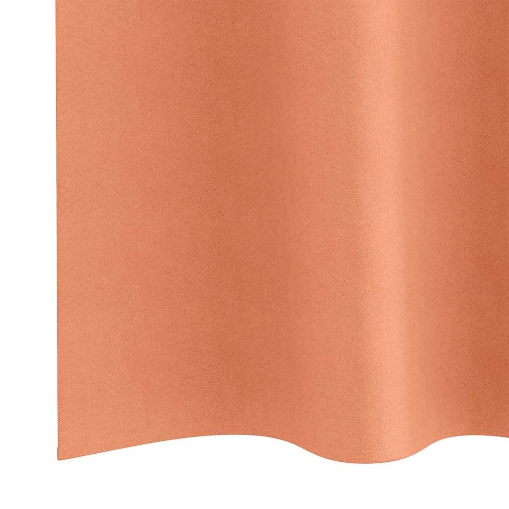 Blackout Curtains with Curtains Terracotta Polyester