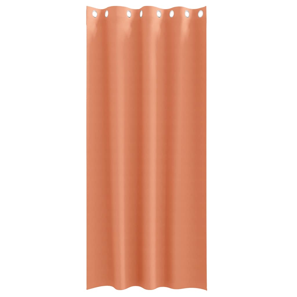 Blackout Curtains with Curtains Terracotta Polyester