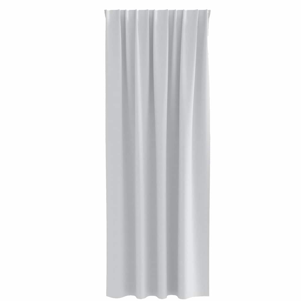 Blackout Curtains with Curtains Pale Grey Polyester