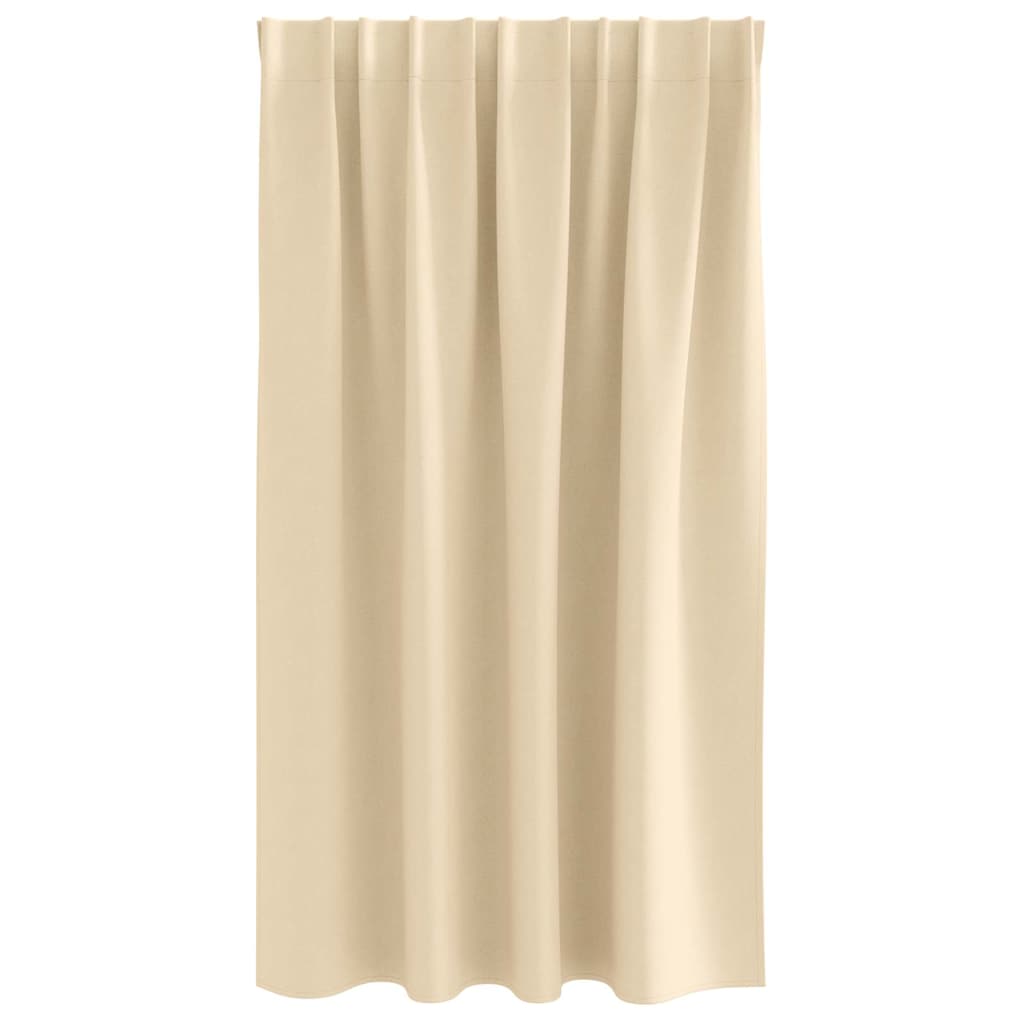 Blackout Curtains with Curtains Cream Polyester