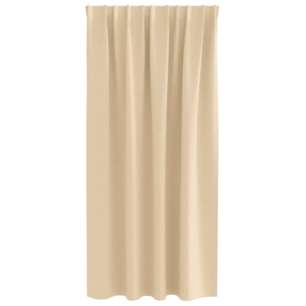 Blackout Curtains with Curtains Cream Polyester