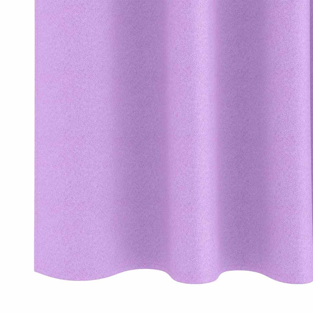 Blackout Curtains with Curtains Purple Polyester