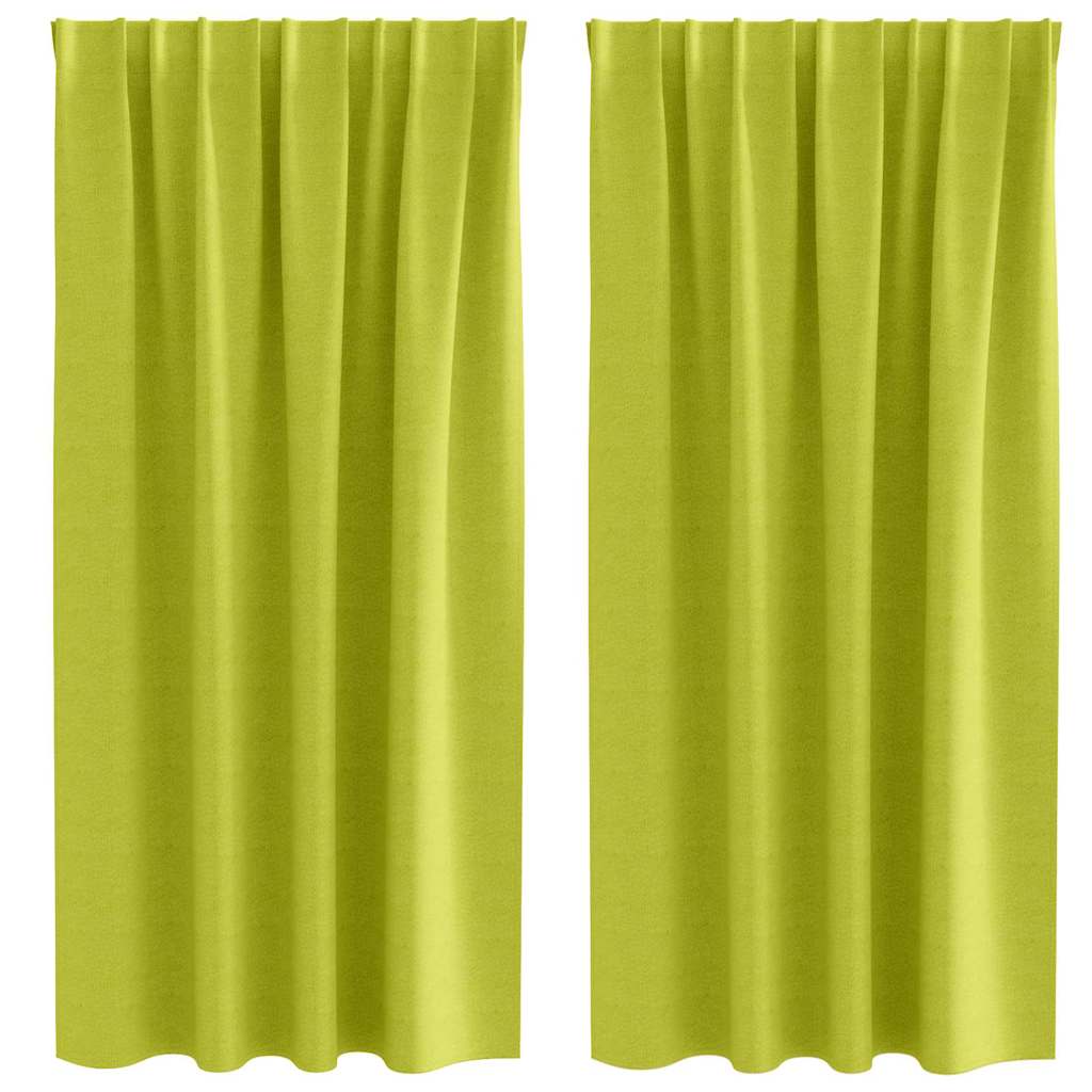 Blackout Curtains with Curtains Green Polyester