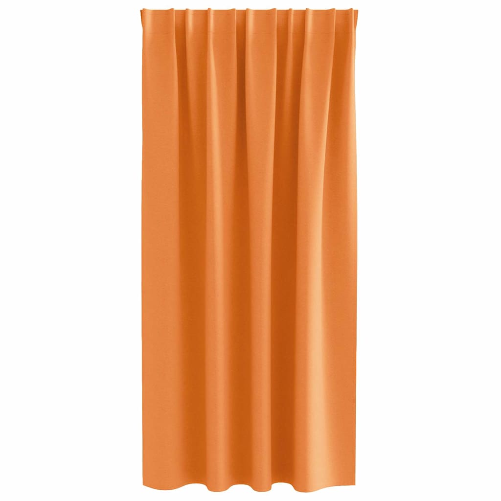 Blackout Curtains with Curtains Orange Polyester