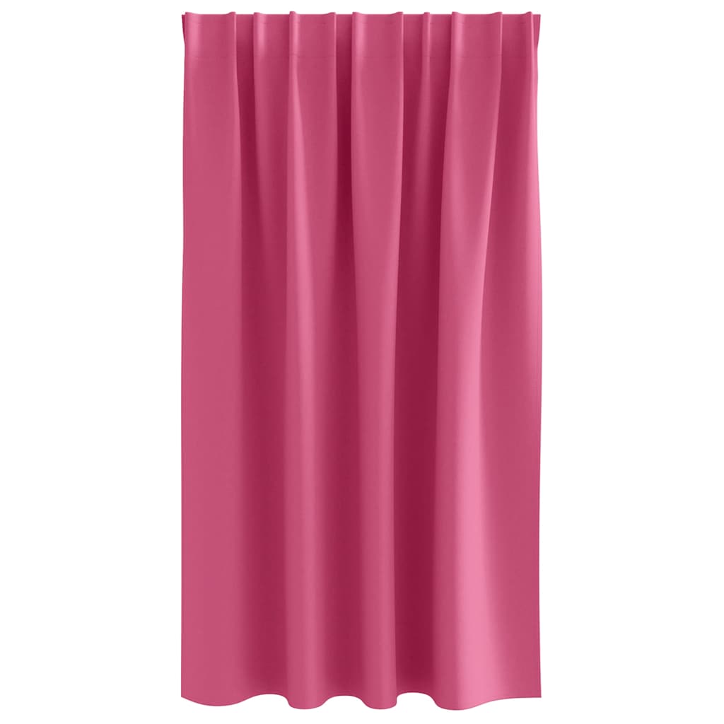 Blackout Curtains with Curtains Bright Pink Polyester