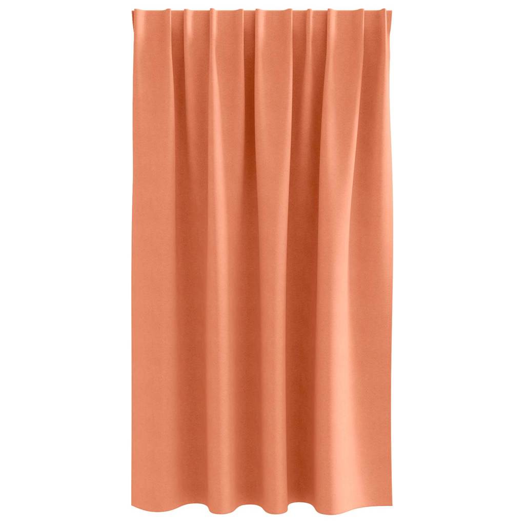 Blackout Curtains with Curtains Terracotta Polyester