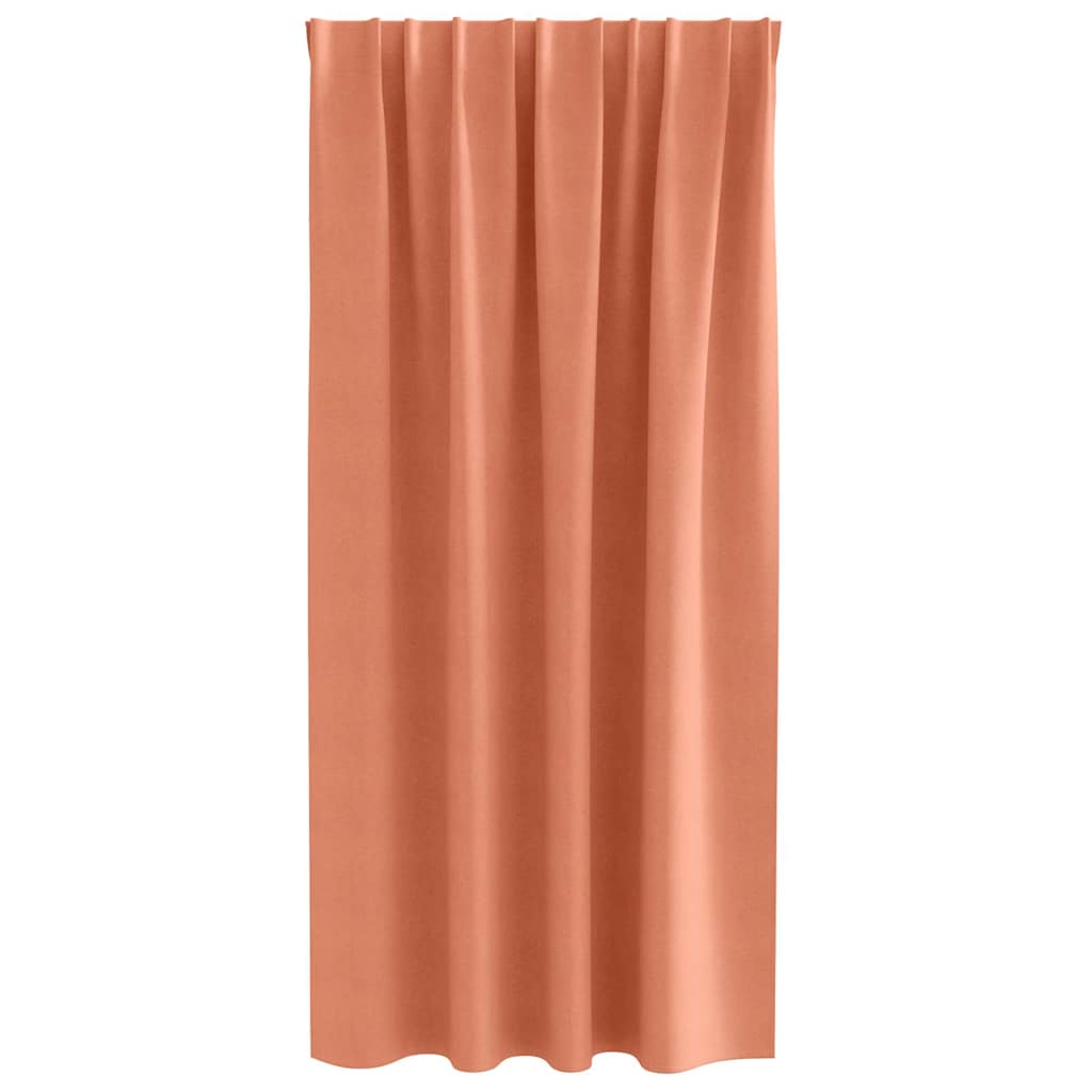 Blackout Curtains with Curtains Terracotta Polyester