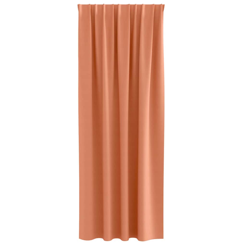 Blackout Curtains with Curtains Terracotta Polyester