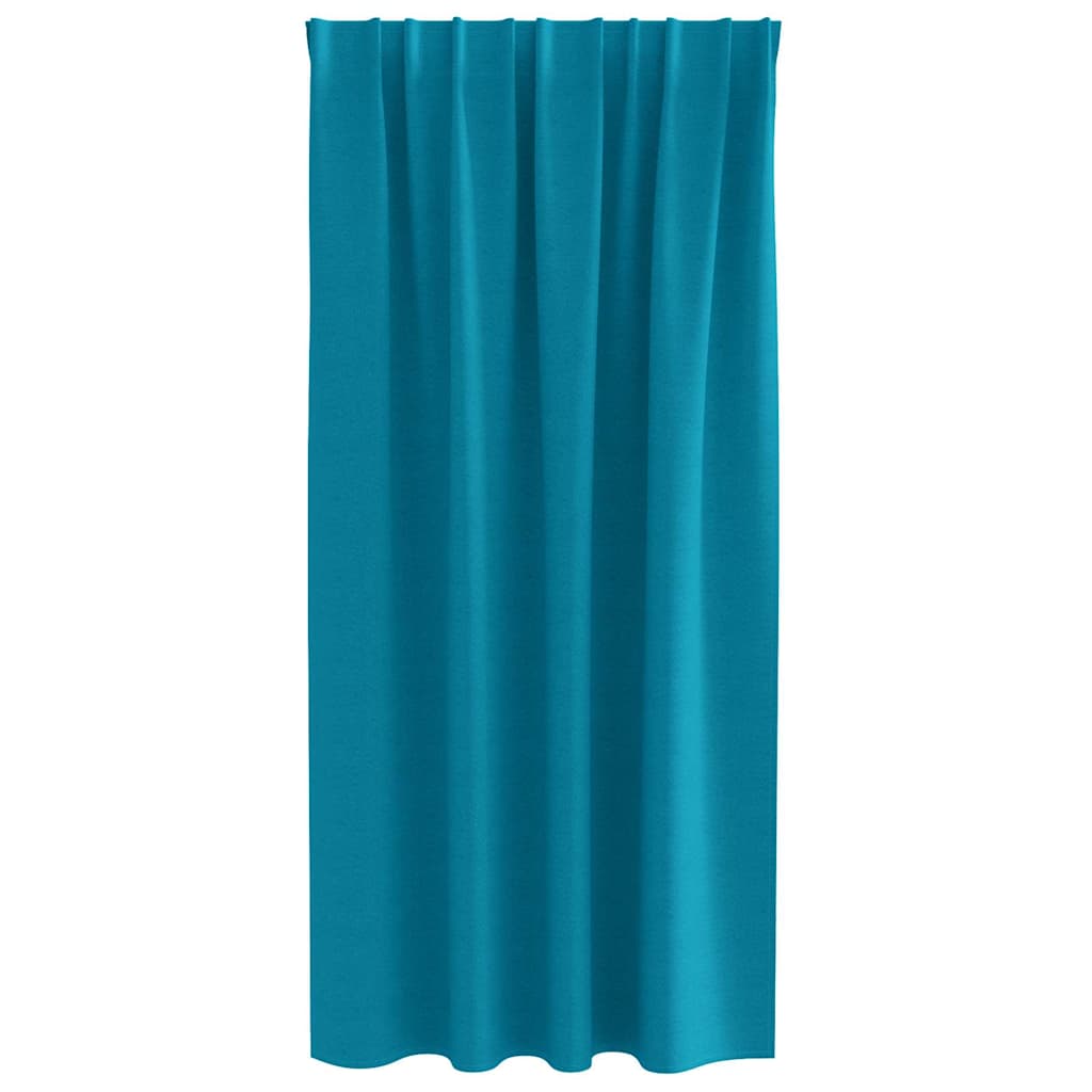 Blackout Curtains with Curtains Turquoise Polyester